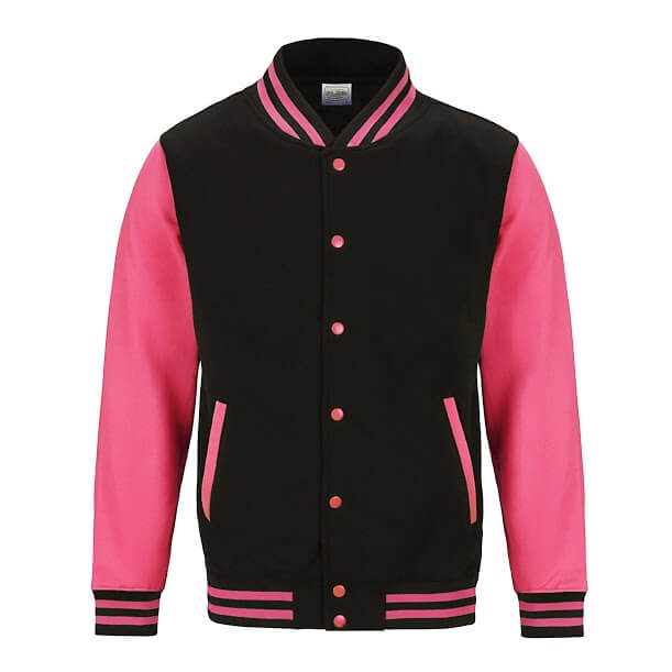 Varsity Jacket Electric Pink