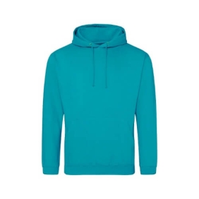 AWDis College Hoodie JH001 Lagoon Blue.