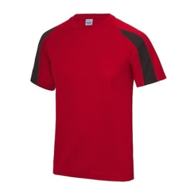 Contrast Cool T JC003 Fire Red - Jet Black.