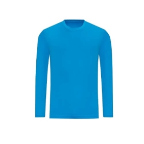 Heren Long Sleeve Cool T JC002 - Sapphire Blue.