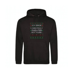 Kerst hoodie - 404-error christmas sweater not found.