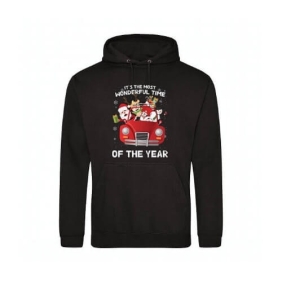 Kerst hoodie - Its the most wonderful time of the year.