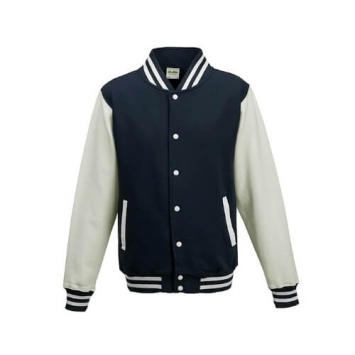 Varsity Jackets JH043 Oxford navy-Arctic white.